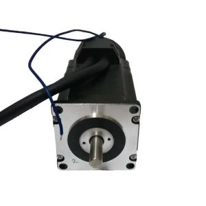 Nema23 Mudah Servo Motor 2.4Nm 1000PPR Dengan Brek 24V